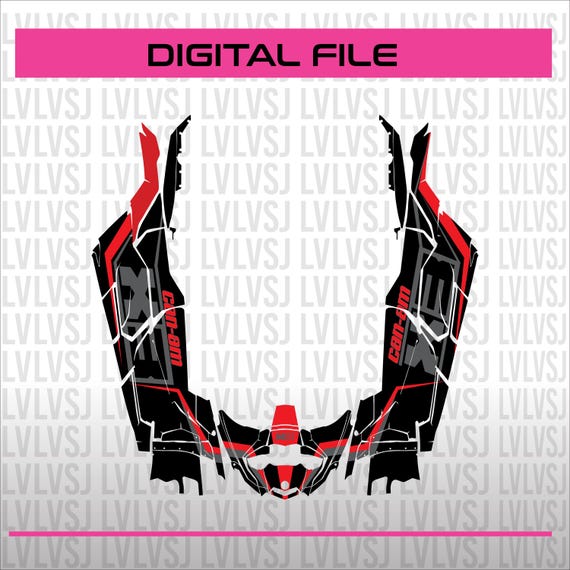 Can-am Maverick X3 Max 4-door Wrap Design Template (digital) - Etsy