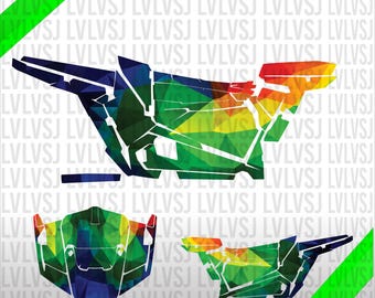 Template Polaris RZR XP 1000 – 2 DOORS Template Design