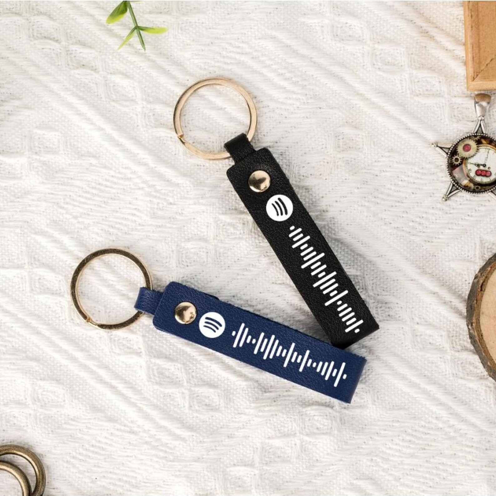 Personalized Scannable Spotify Code Keyring,custom Song Keychain, Music ...