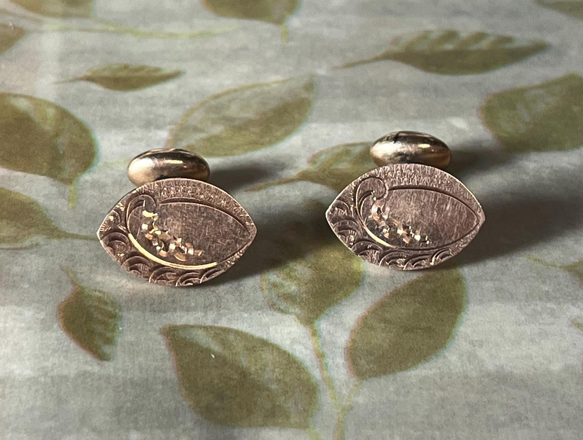 Cufflinks Marked A - Etsy display picture 1
