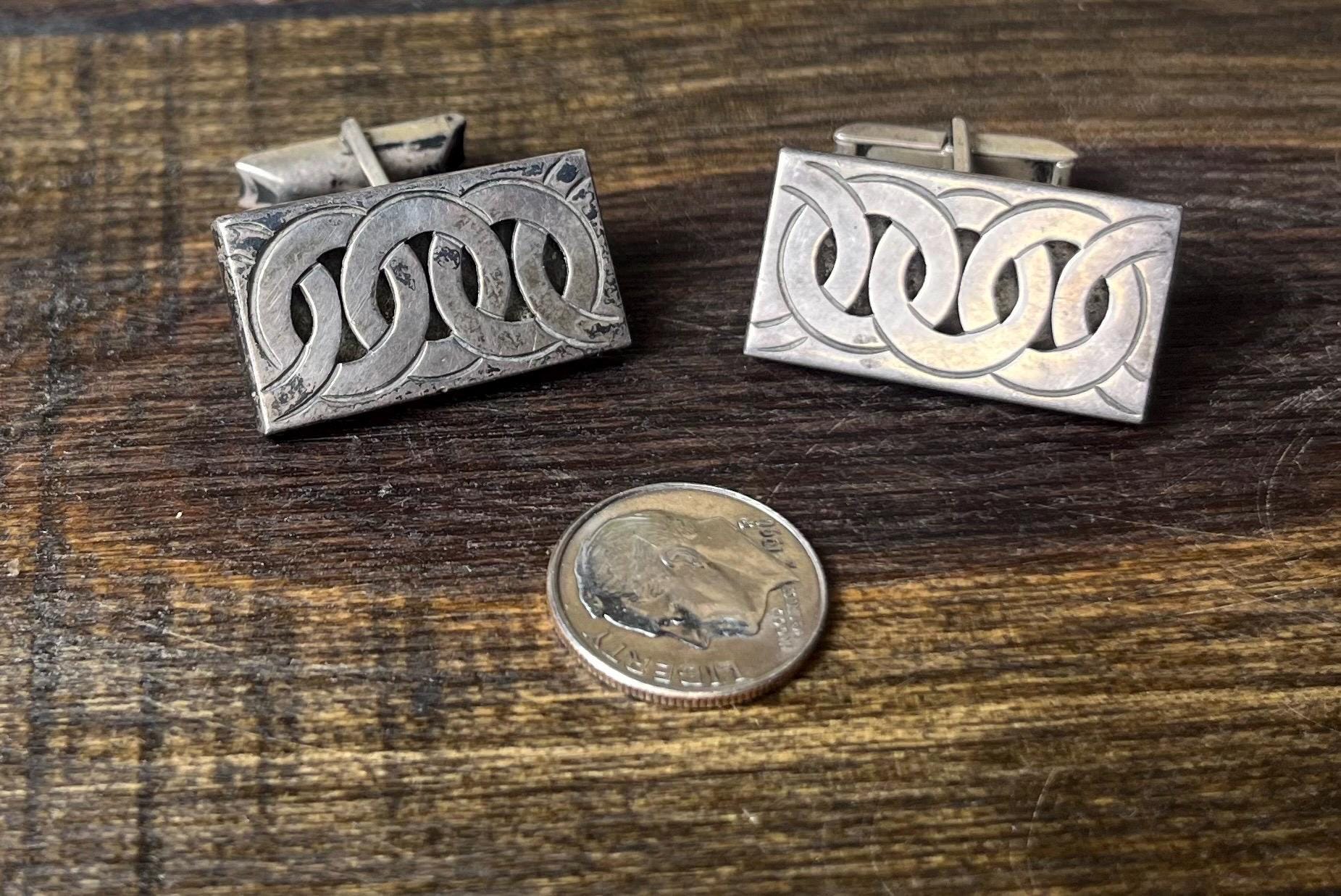 Vintage Victoria Mexico Taxco Sterling Silver Celtic Knot