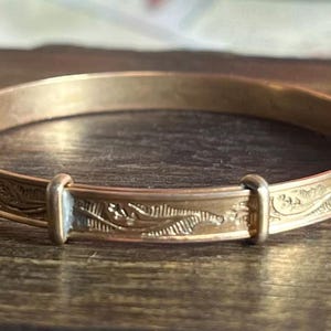 Antique Victorian Baby Bracelet Gold Filled V57