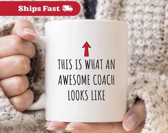 Awesome Coach Mug Awesome Coach Gift For Teacher Appreciation, Gift For Him Gag Gift For Coach From Players, Funny Coach Mug Sarcastic Mug