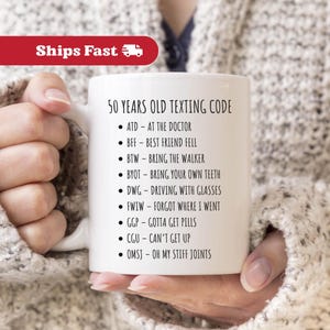Lustige 50. Geburtstagstasse 50. Geburtstagsgeschenk für 50 Jahre alt, geboren 1975 Tasse 1975 Geburtstagsgeschenk für Frauen Geschenk für sie, Freund 50 Geburtstag