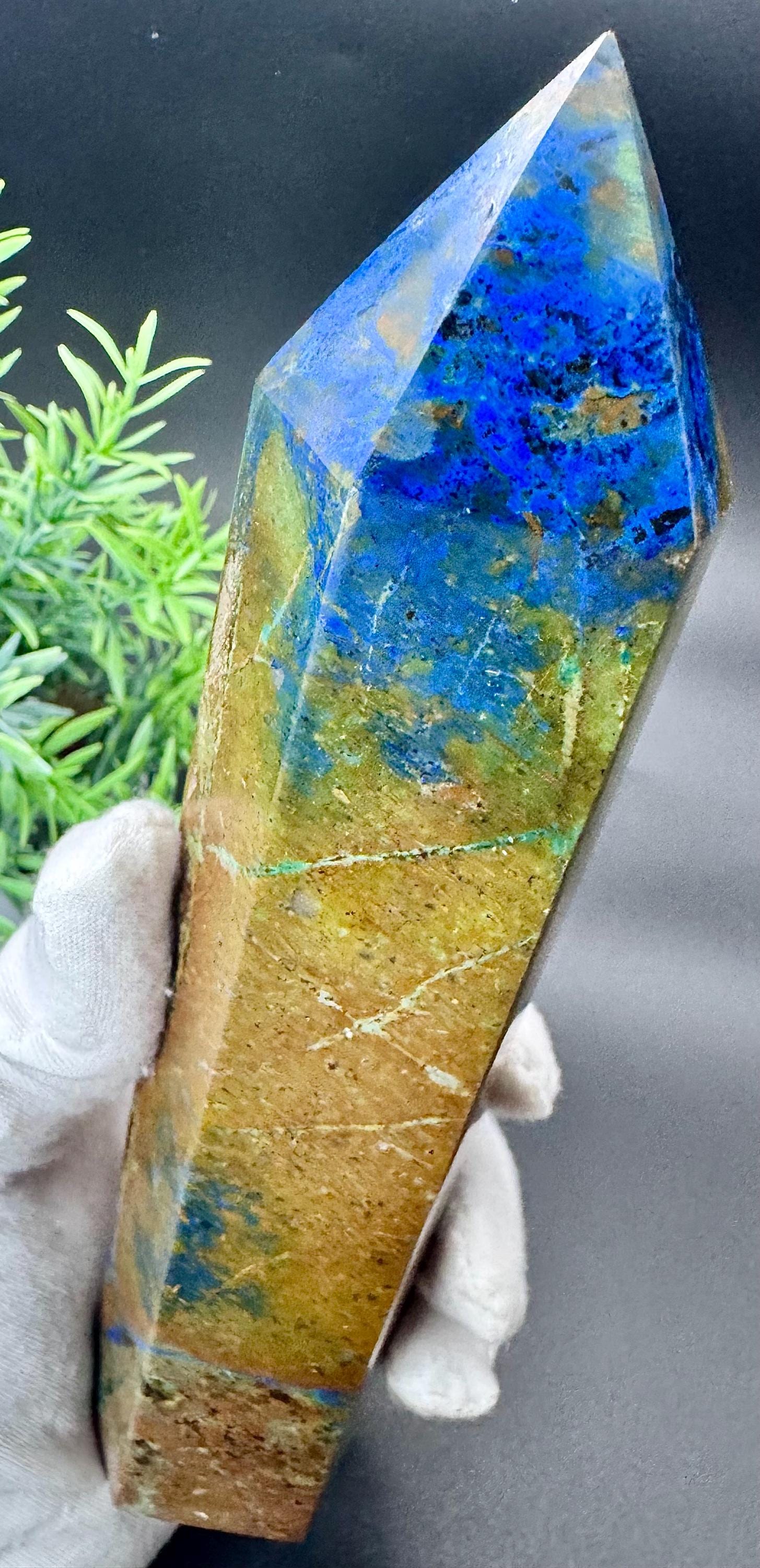 Natural Crystal Rare 'phoenix Stone' (turquoise, Chrysocolla