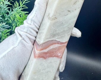 Natural Crystal Pink Lace Agate Tower 9.5” Tall, 799.6 Grams - Etsy