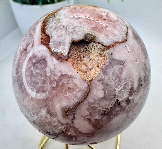 天然クリスタル ピンクアメジスト ドゥルージー スフィア 直径2.3