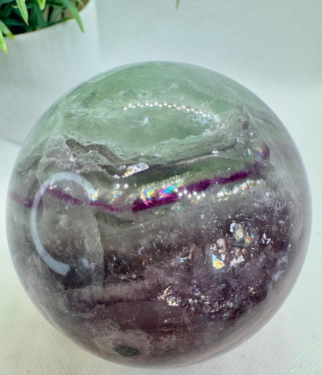 Natural Crystal Rare Rainbow (green, Yellow, Pink, Purple &green ...