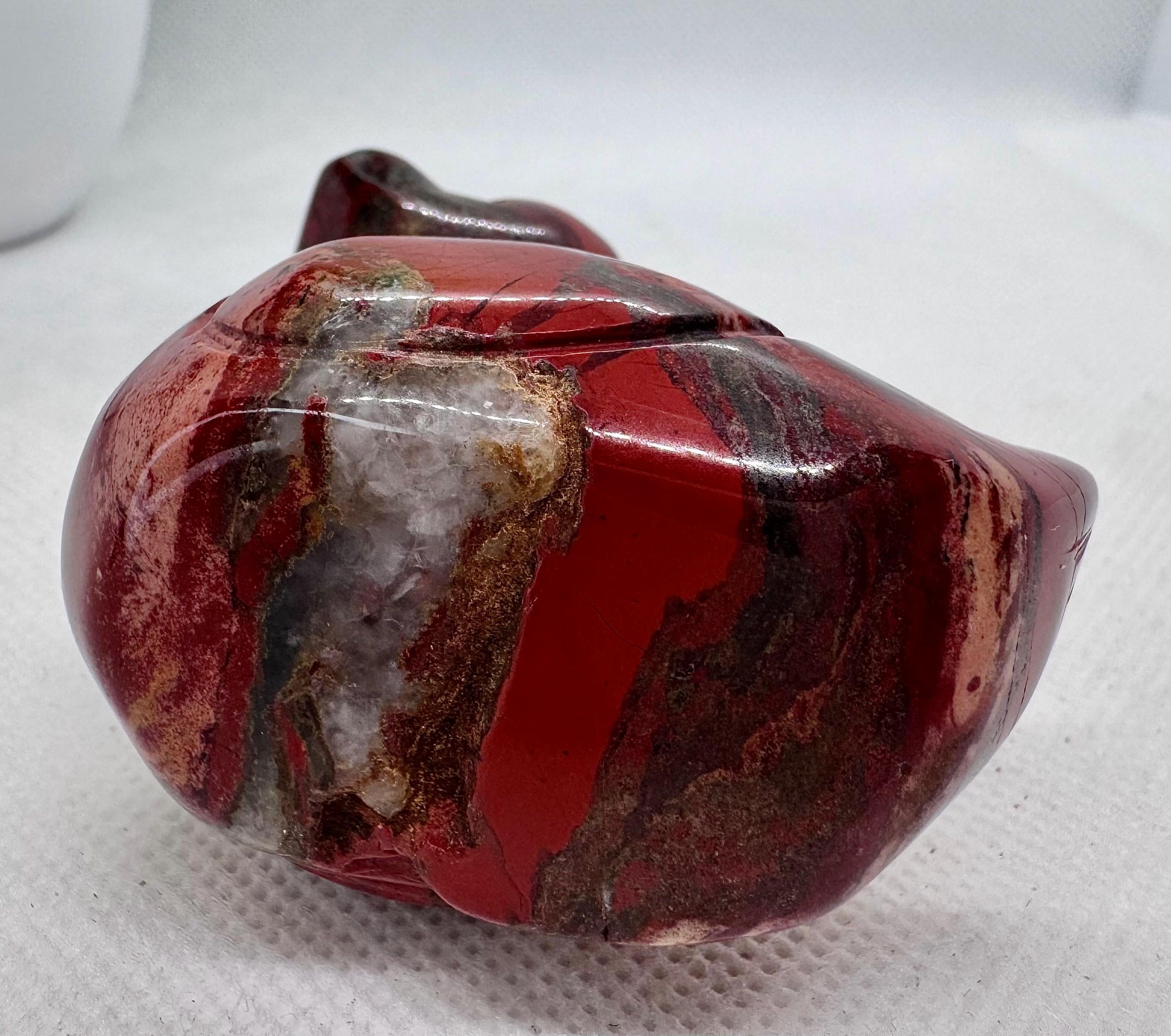 Natural Crystal Red Jasper Duck Carving 2.1”x 1.9” , 117.3grams - Etsy