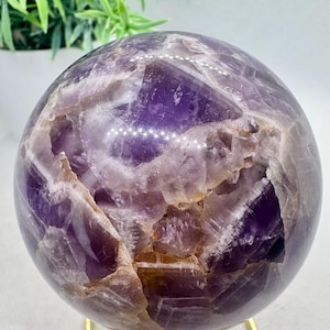 Natural Crystal Purple Amethyst Sphere 2.3” diameter, 290grams