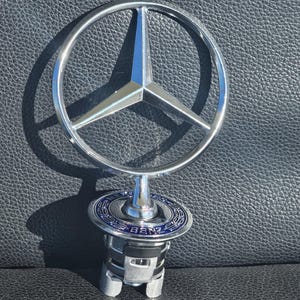 Badge étoile 44 mm pour Mercedes-Benz - Logo sur le capot, classe C E S NEUF
