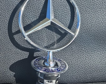 Insignia con emblema de estrella de 44 mm para Mercedes-Benz - Logotipo del capó C E S clase NUEVO