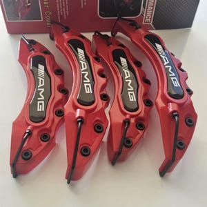 Copri pinze freno AMG adatti per Mercedes – Set rosso