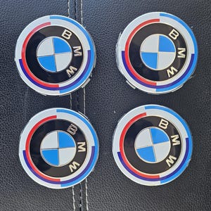 fit for BMW 50th Anniversary Wheel Center Caps - 68mm Set of 4