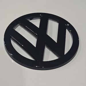 Geschikt voor VW-kofferbakembleem – glanzend zwart voor Golf MK5, Polo MK4 en meer