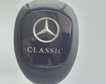 Genuine Leather Gear Knob for Mercedes Classic W210, W124 W202, W190 W163