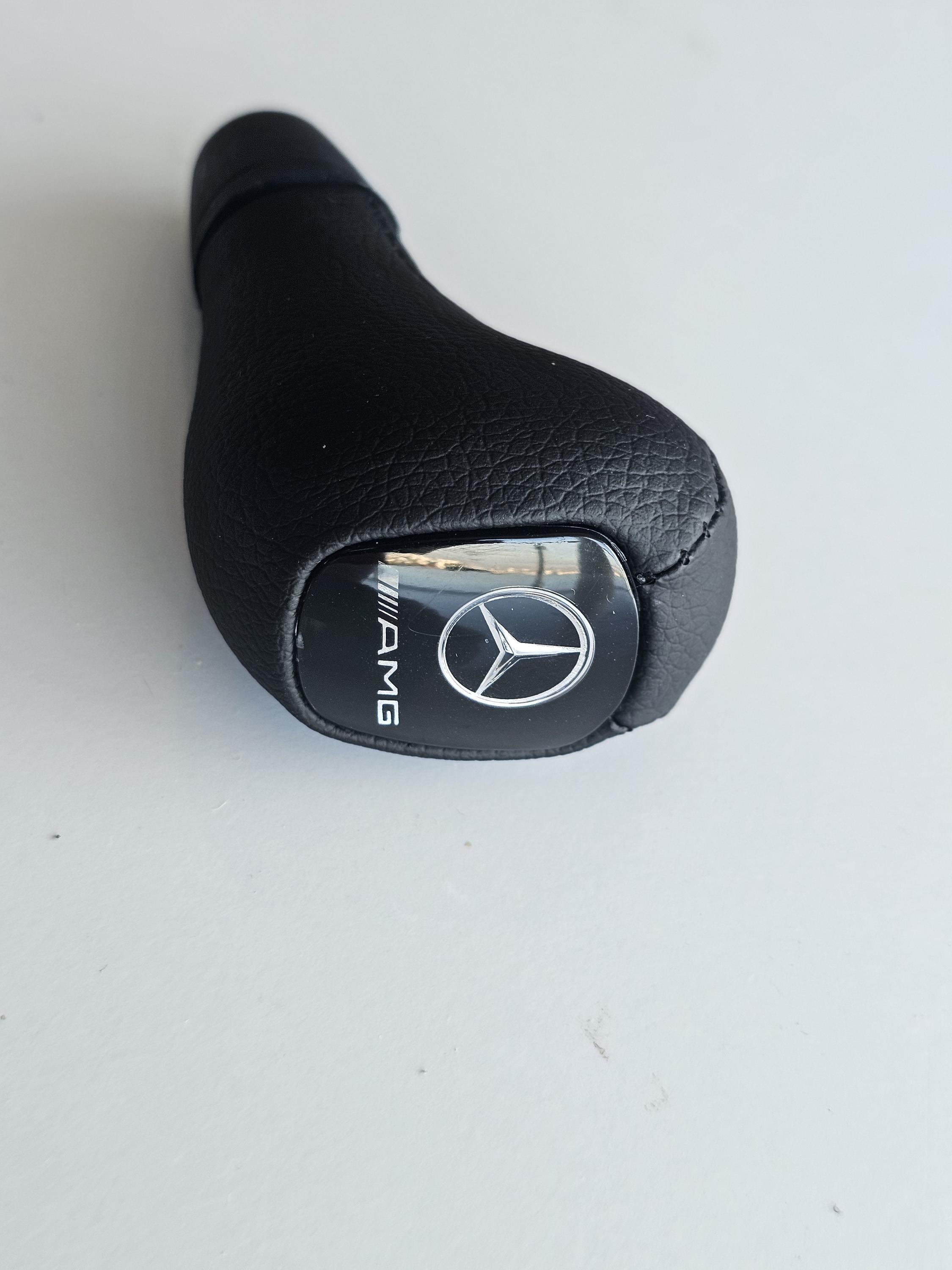 Genuine Leather Gear Knob for Mercedes AMG W210, W124 W202, W190