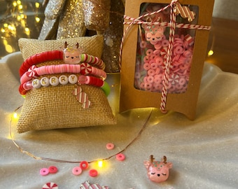 DIY Bracelet Kit - Peppermint Swirl