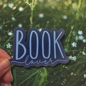 Bookish sticker, book lover sticker, water bottle sticker, laptop sticker, kindle sticker