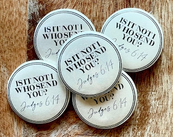 Judges 6:14 Button Fridge Magnet | JW Gifts | JW Buttons | JW Pioneers | jw kids | Gifts for pioneers | Gifts for Elders | Gifts For Sisters