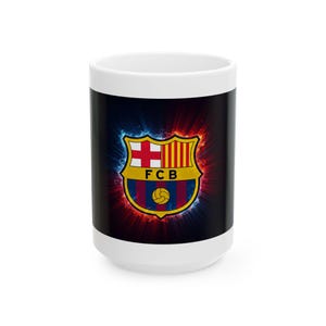 FC Barcelona Mug, Great Gift for FC Barcelona Fans - Ceramic Mug (11oz, 15oz), Coffee Mug, Soccer Fan Gift, Sports Team Cup, Football Lover