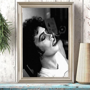 Rocky Horror Picture Show Tim Curry  Vintage Framed Wall Art, Tim Curry   Black And White Or Sepia Photography,  Retro UV Print