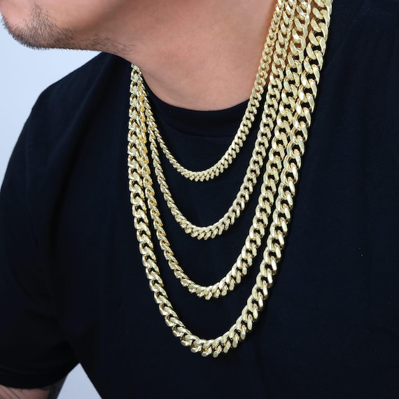 10K イエロー ゴールド パヴェ ダイア カット ネックレス ブレスレット 約3mm 約51cm ネックレス ブレスレット ユニセックス 10K イエローゴールド ホロー 5.5mm ダイヤモンドカット