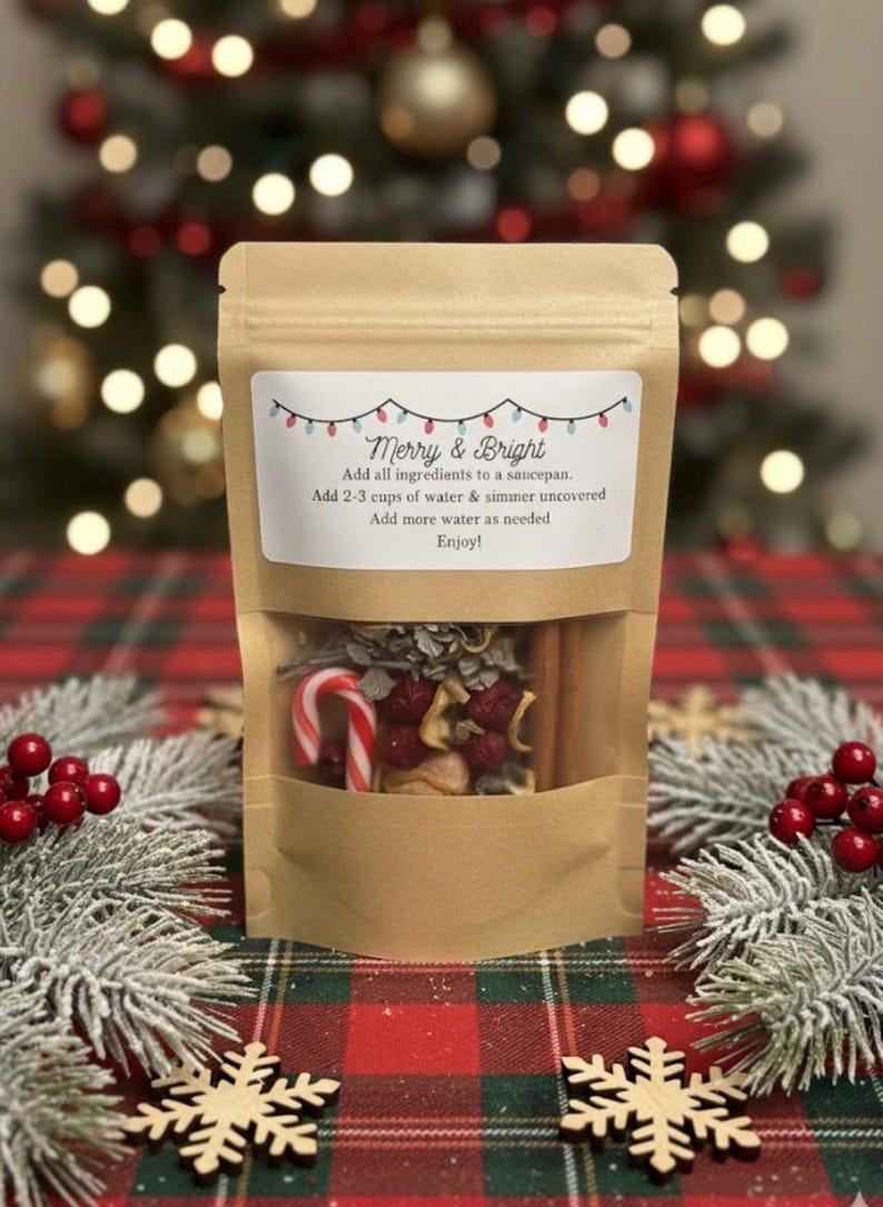Christmas Simmer Pot Kit: Stovetop Potpourri Gift afbeelding 6