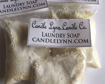 Laundry Soap Sample - TRY IT SIZE - 2.4 oz - Choose Your Fragrance