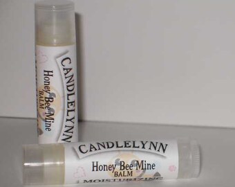 Honey Bee Mine Lip Balm by Candle Lynn - Made with Organic Shea and Cocoa Butters