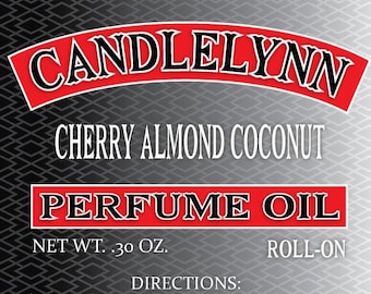 CHERRY ALMOND COCONUT Roll On Perfume Oil