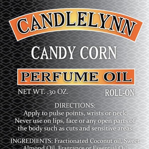 CANDY CORN Roll On Perfume Oil