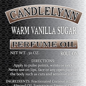 Warm Vanilla Sugar Roll On Perfume Oil