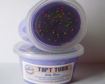 Two Large Soy Tart Tubs - JELLY BEAN