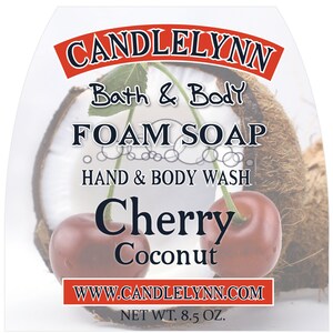 8.5 oz CHERRY COCONUT Foaming Hand & Body Wash Moisturizing Formula PARABEN Free image 3