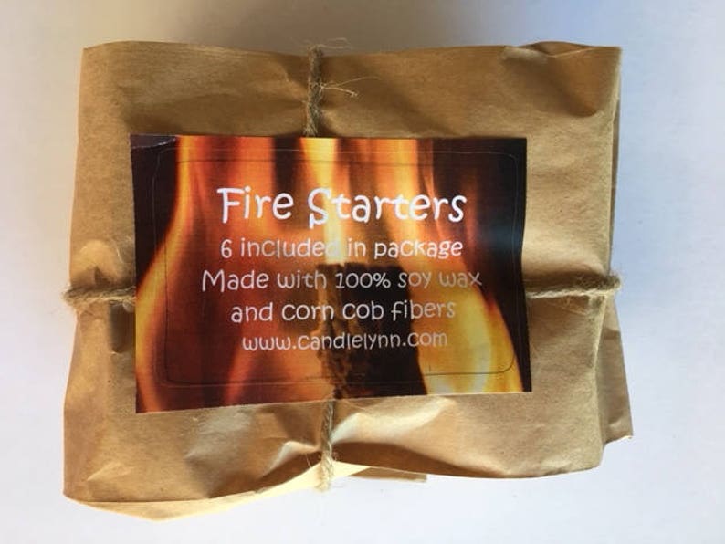 FIRE STARTERS Made With Corn Cob Fibers and Soy Wax Etsy