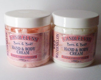 WILD WATERMELON Whipped Hand & Body Cream - 4 oz - Dye Free