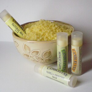 Green Apple Lip Balm by Candle Lynn Made with Organic Shea and Cocoa Butters image 2