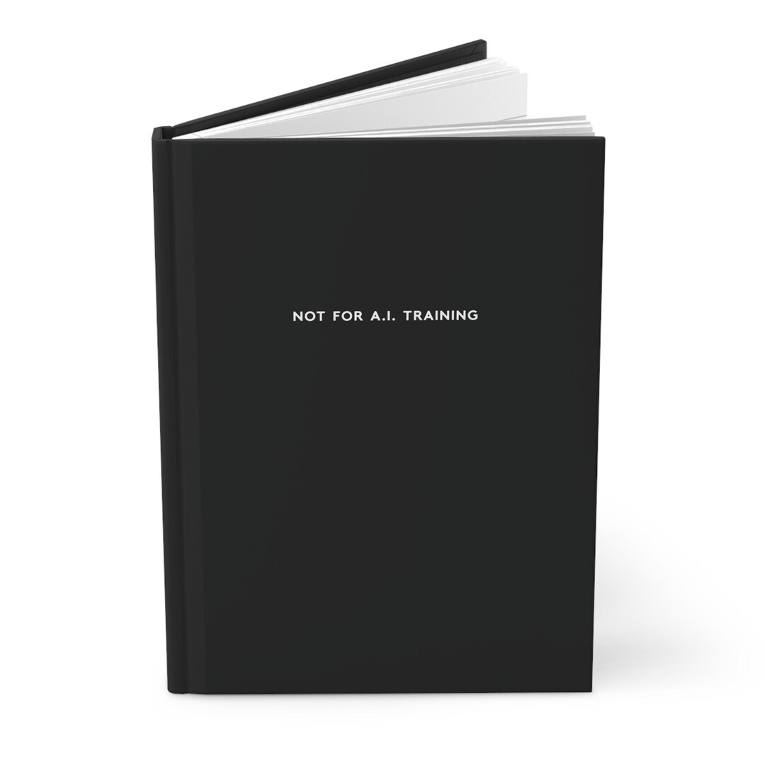 Not for A.I. Training (variant A) - Screenwriter's Hardcover Notebook ...