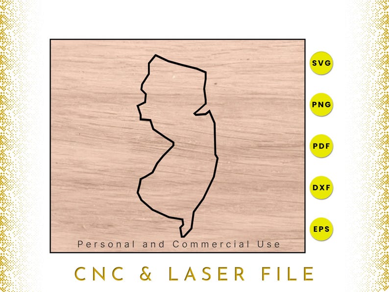 New Jersey State Map | New Jersey SVG | New Jersey PNG | New Jersey Map ...