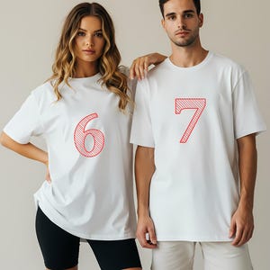 67 SVG PNG | Rolig t-shirt med alla hjärtans dag-design för par | Skuggad manus | Söt trendig digital nedladdning