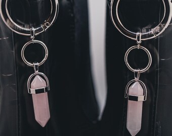 Rose Quartz Boot Charms