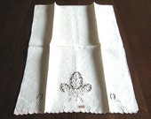 Table Cloth Towels Runner Kitchen Bath Guest Towel Madeira Cut Lace Italy NWT