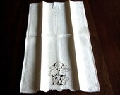 Table Cloth Towels Runner Kitchen Bath Guest Towel Madeira Cut Lace Italy NWT