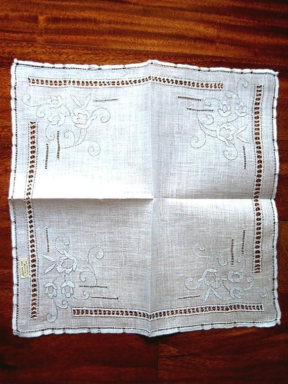 Handkerchief HANKIE Wedding Lace Vintage But NEW … - image 1