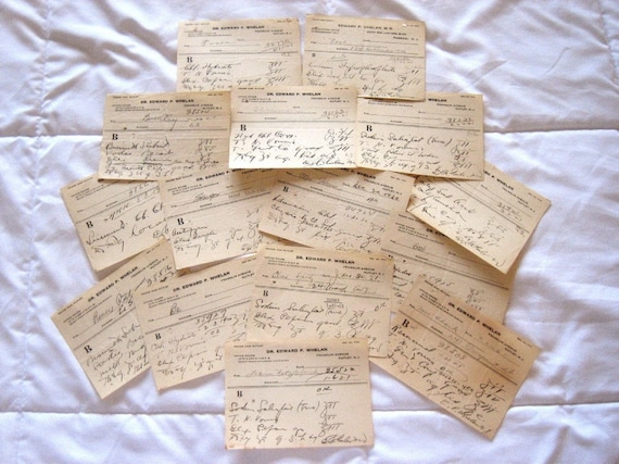 PRESCRIPTIONS Vintage ANTIQUE Rx Pharmacy Druggist Formulas | Etsy