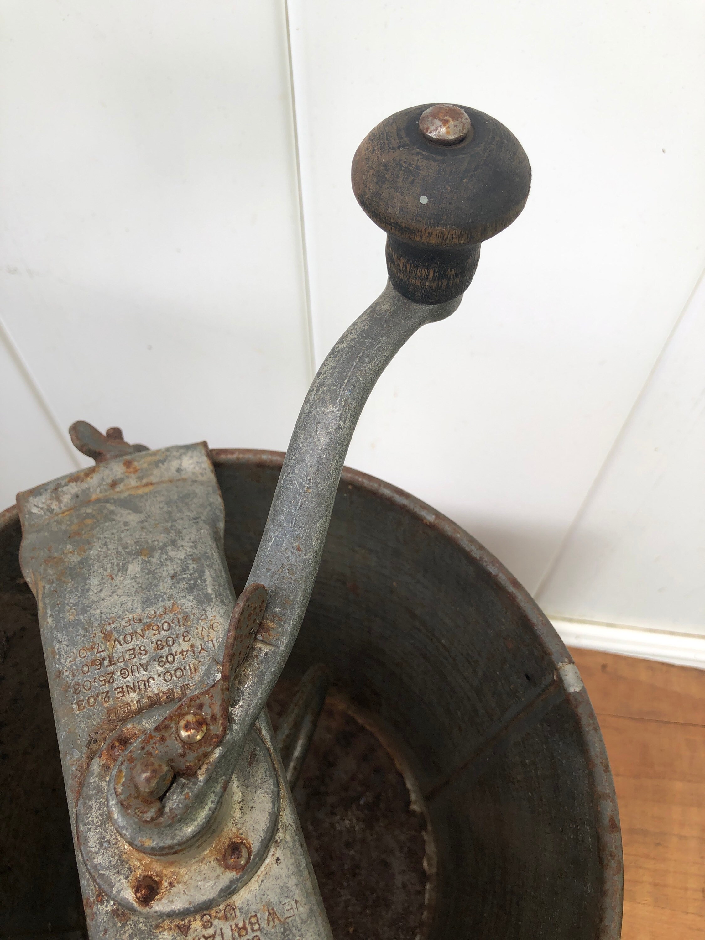 Vintage Antique 1900s Landers Universal Bread Maker Bucket Etsy