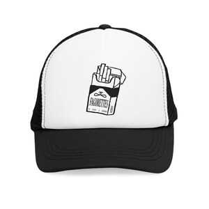 Mesh Cap - LGBTQ Hat for Pride Month - Funny Cigarette Pride Snapback, Rainbow Baseball Cap, Queer Parade Headwear, LGBT Pride Festival Hat,