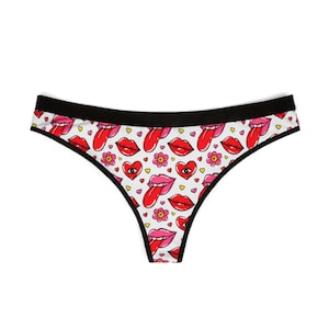Love and Fun with these Valentine&#39;s Day Panties - Hearts, Comfortable Women&#39;s Underwear - Perfect choice for romantic occasions wear