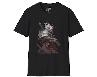 Oni Samurai T-Shirt - Japanese Demon Warrior Tee, Anime & Manga Art Shirt, Dark Fantasy Graphic Tee for Men and Women, Gift for Japan Lovers
